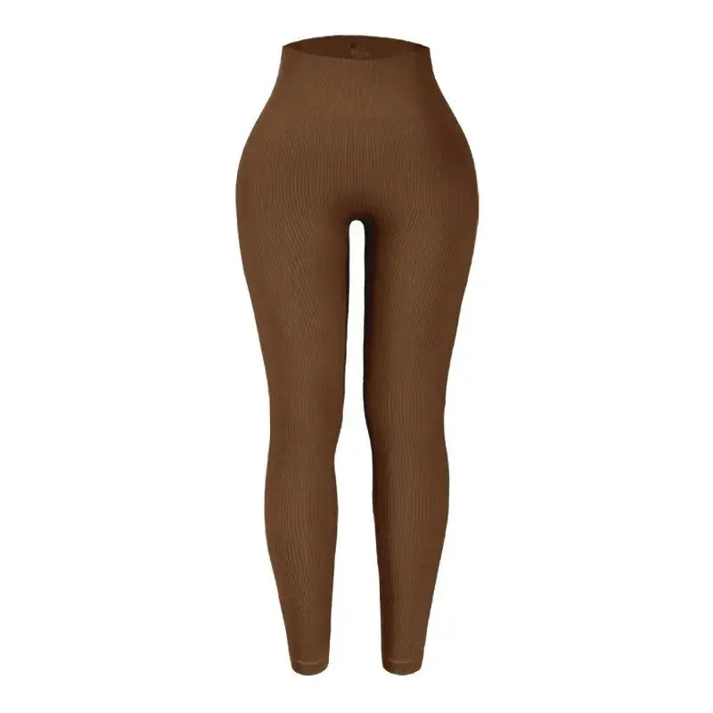Women Seamless Thread-Knit Leggings High Waist Hip Lifting Yoga Pants Vervelle