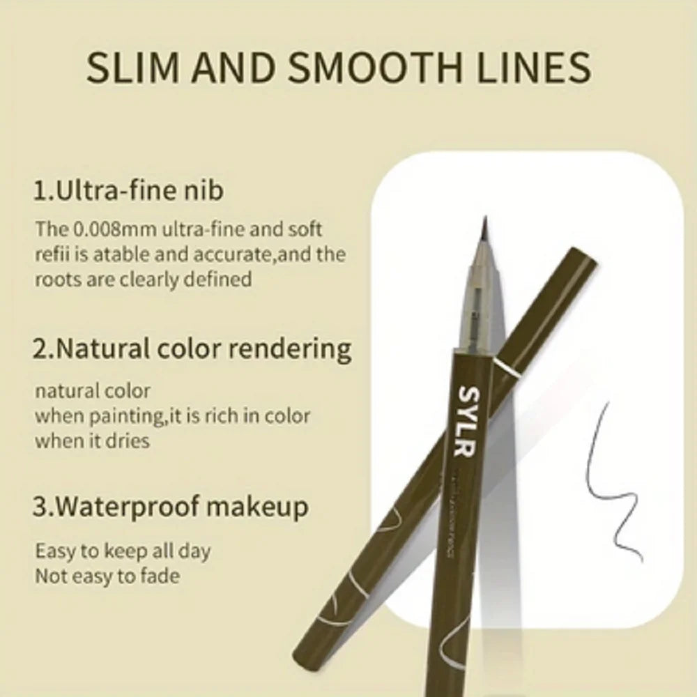 0.008mm Ultra-Fine Waterproof Eyebrow Pen Long-Lasting