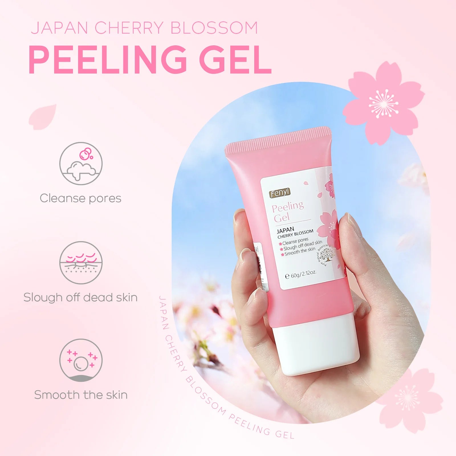 60g Face Exfoliating Gel for Whitening and Acne Treatment Vervelle