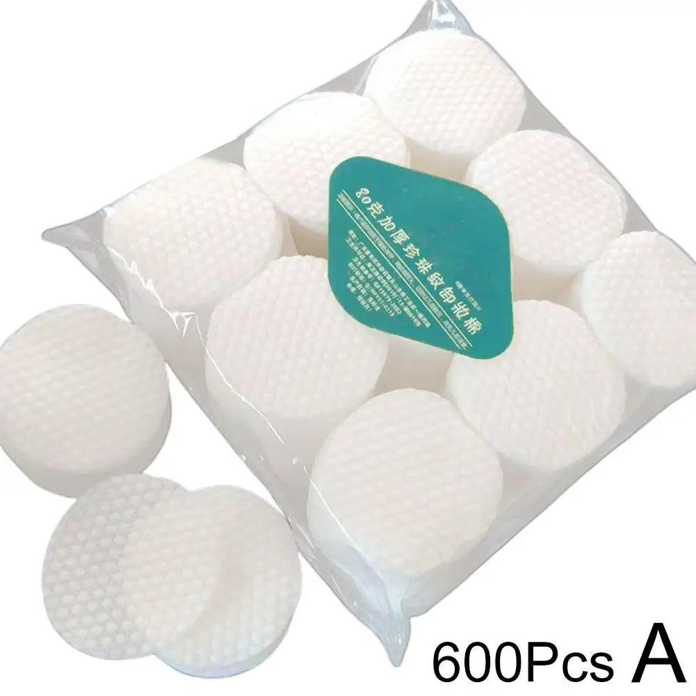 600 Disposable Cotton Pads – Makeup & Facial Care
