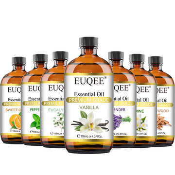 EUQEE Essential Oils 4oz – Aromatherapy & Home Fragrance