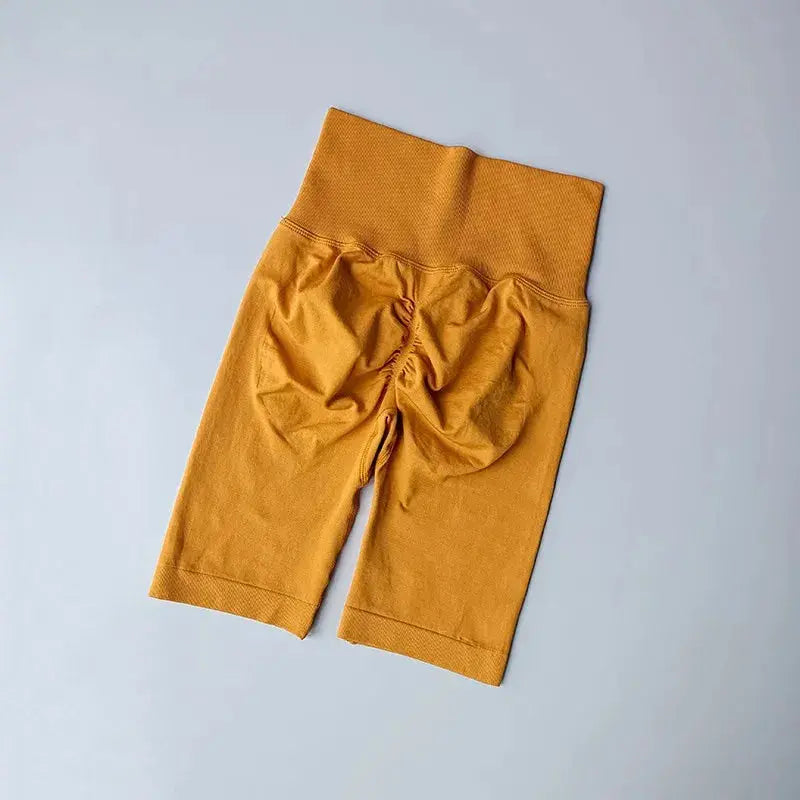 Women High Waist Yoga Shorts Hip-Lifting Quick-Dry Fitness Gym Pants Vervelle