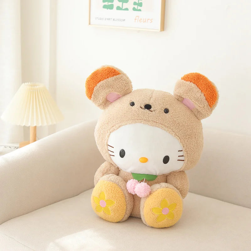 Kawaii Kuromi Kitty Cat Plush Toy Vervelle