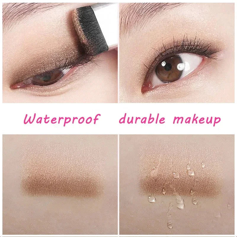 Two-Color Matte Eyeshadow Compact Easy-to-Carry Palette