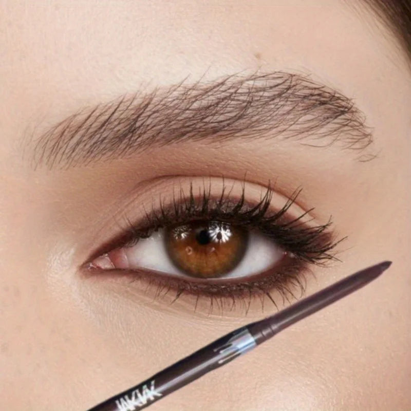 Waterproof Black Brown Eyeliner Gel Pencil Ultra-fine Matte Smooth