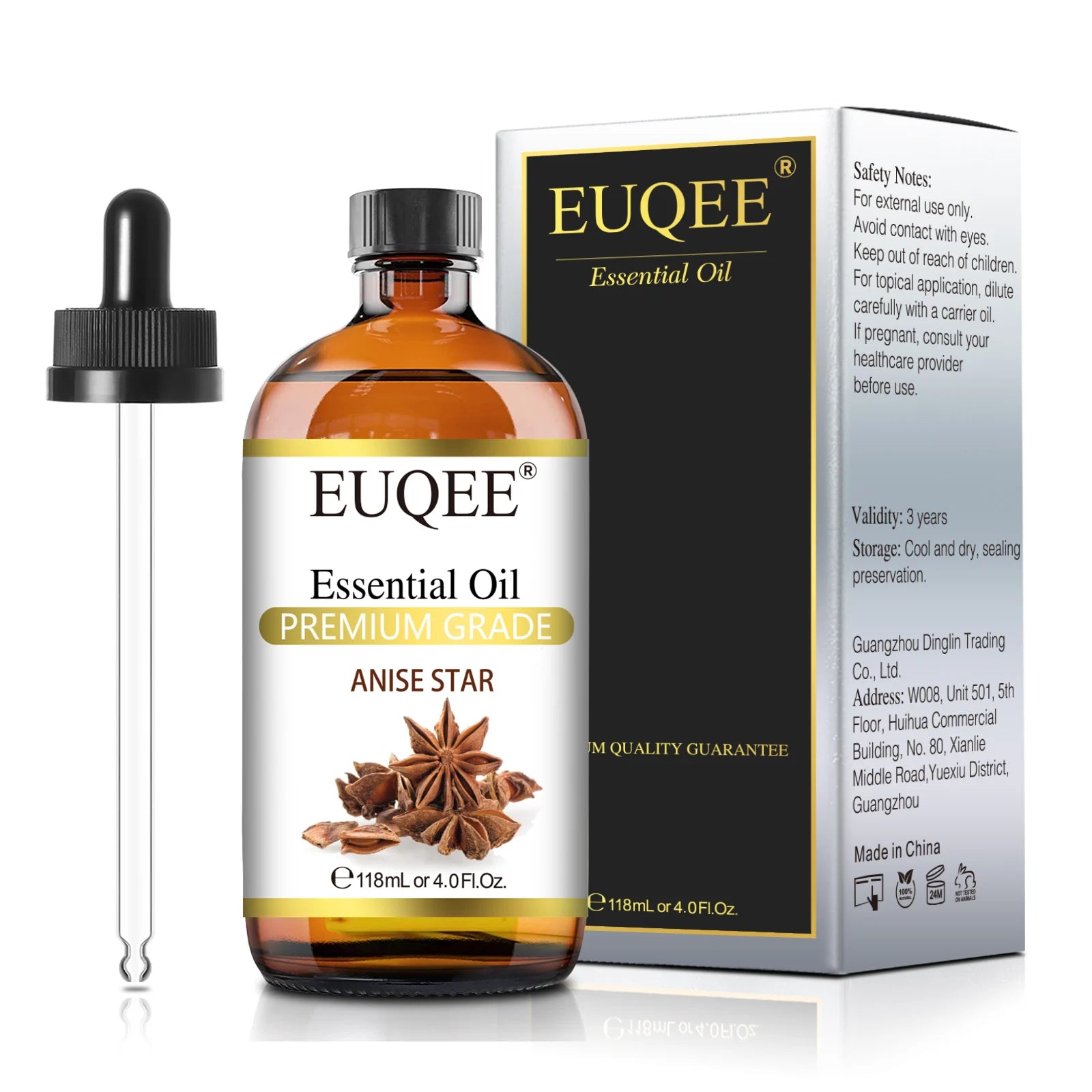 EUQEE Essential Oils 4oz – Aromatherapy & Home Fragrance