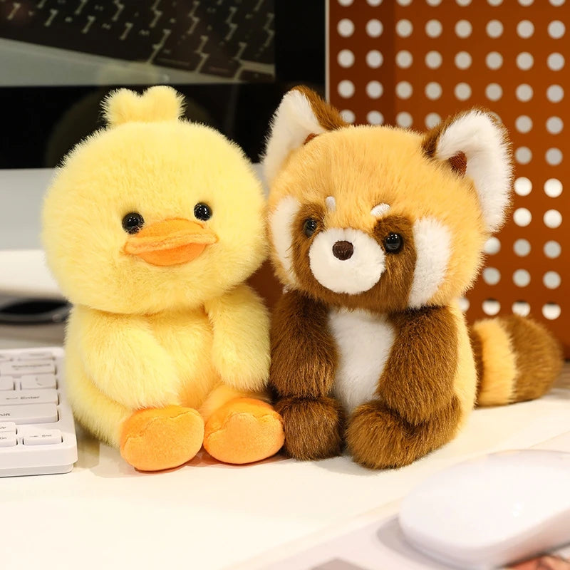 Cute Sitting Animal Plush Set Vervelle