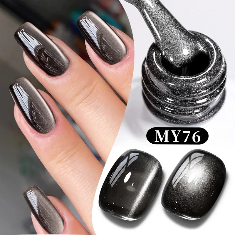 BORN PRETTY 10ml Silver Cat Magnetic Gel Nail Polish