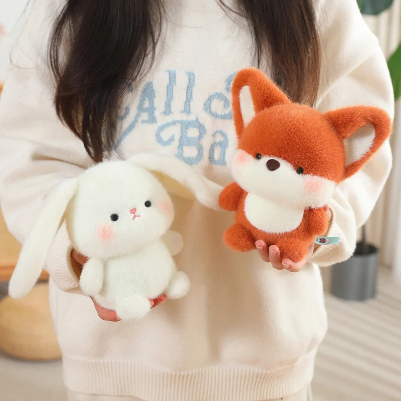 Cute Sitting Animal Plush Set Vervelle