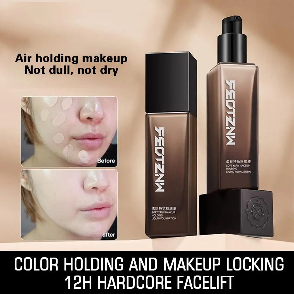 Feotznw Soft Yarn Makeup Foundation Liquid Skin Care Foundation