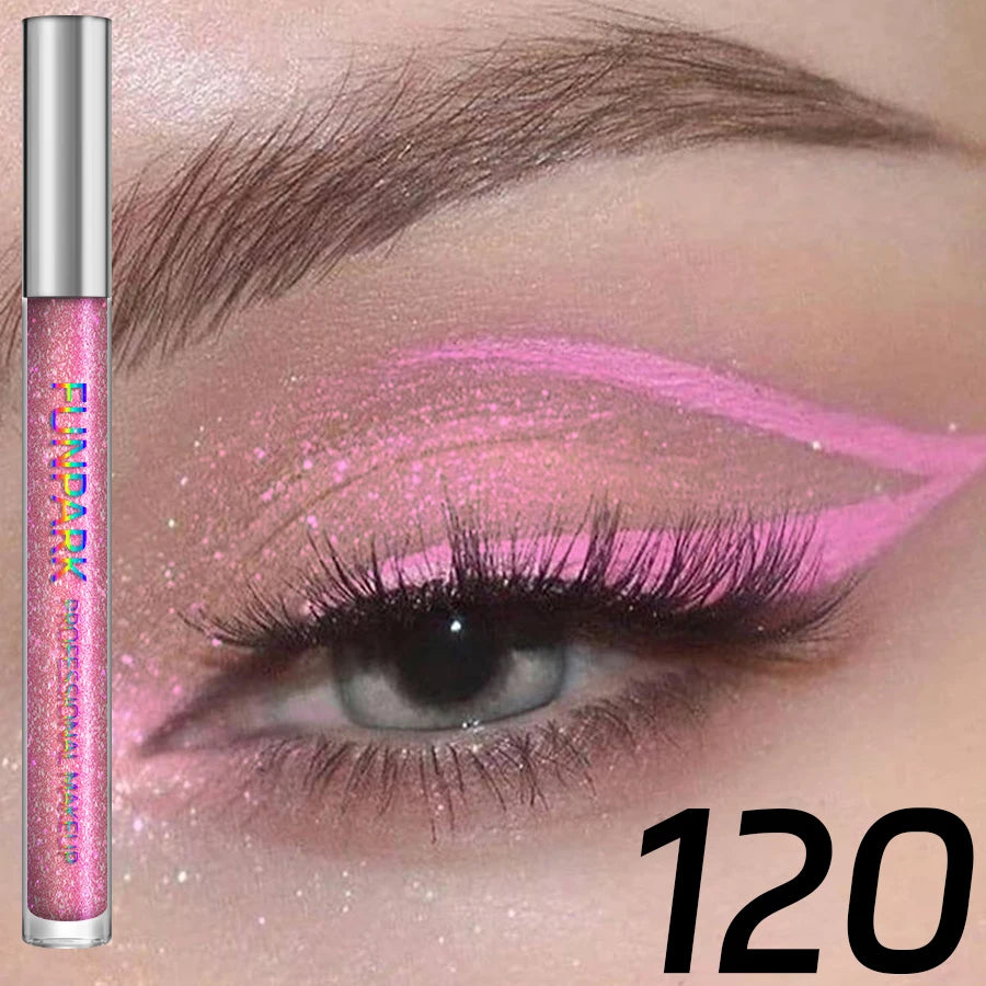 Colorful Liquid Eyeshadow & Glitter Eyeliner Pen Shimmer