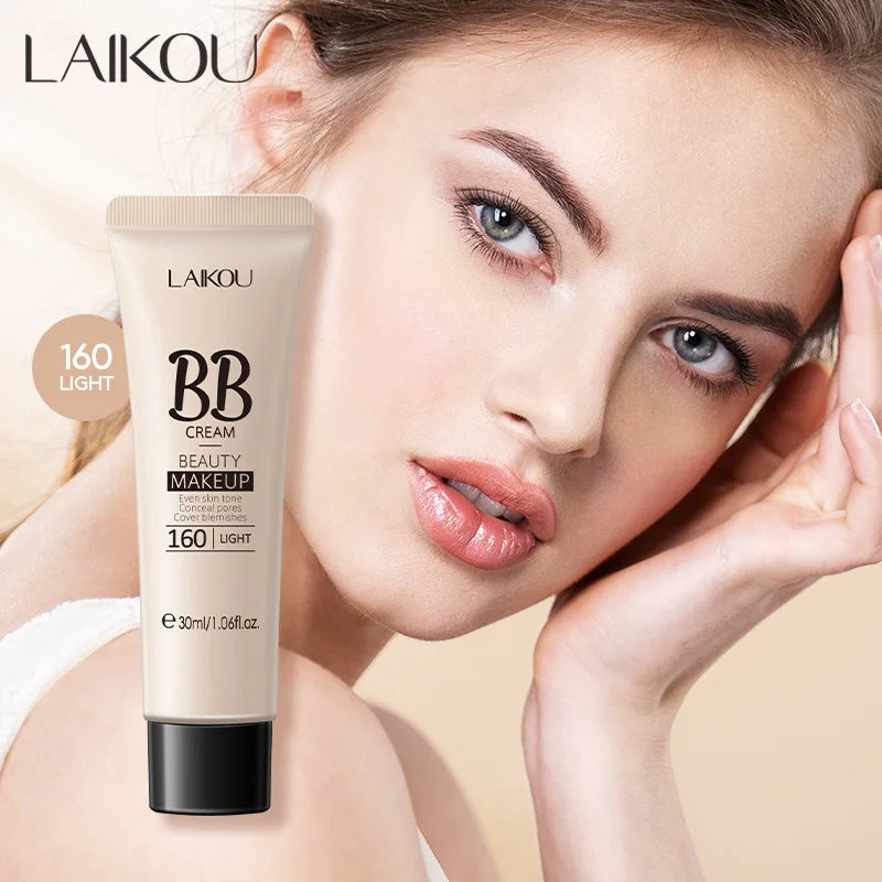 LAIKOU BB Cream Foundation – Waterproof, Long-Lasting Face Concealer Vervelle