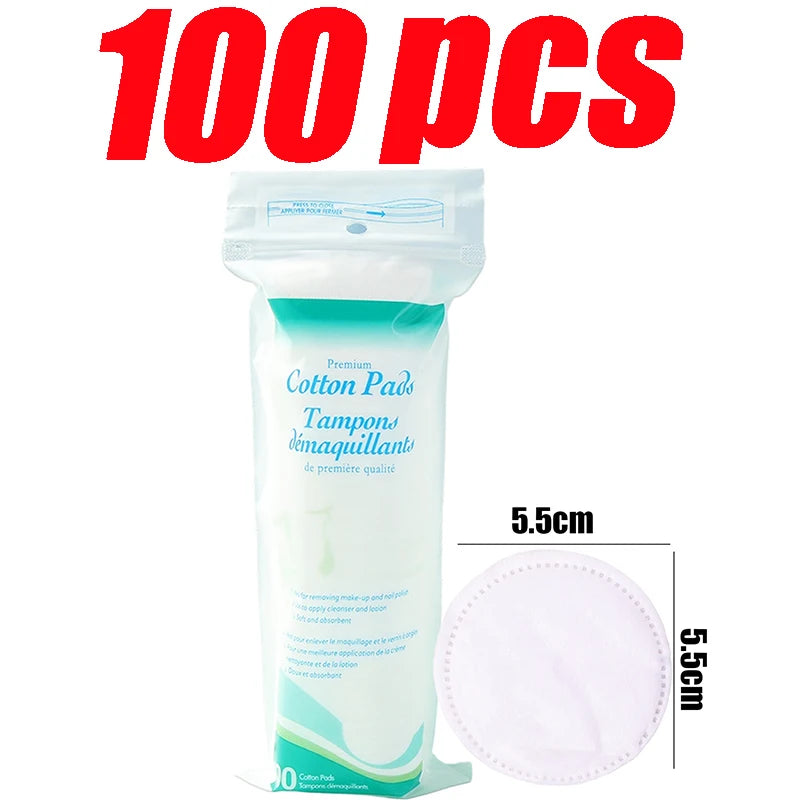 Double-Sided Soft Cotton Pads – Makeup & Facial Care