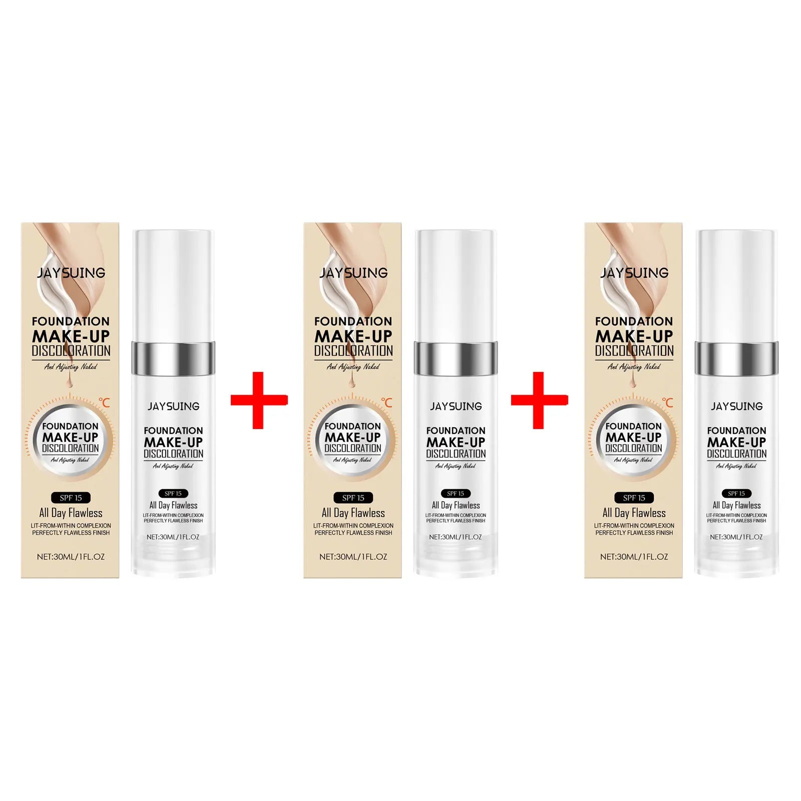 Liquid Foundation BB CC Cream – Matte, Waterproof, Full Coverage Concealer Vervelle