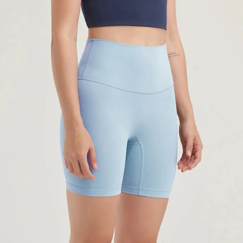 Women’s High-Waist Gym & Yoga Shorts – Breathable, Elastic, Seamless Vervelle
