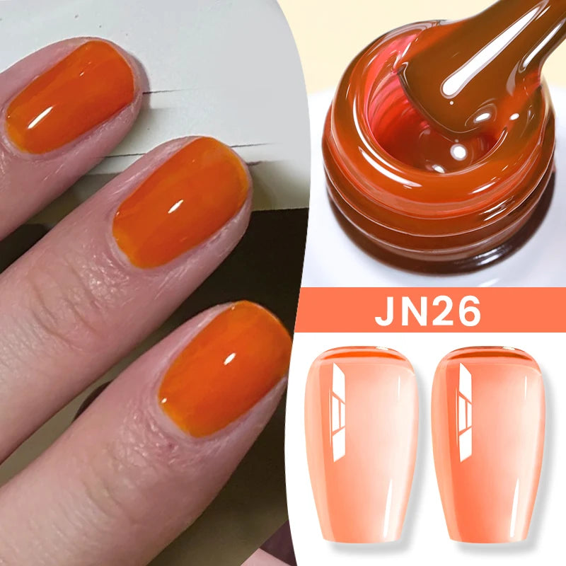BORN PRETTY Jelly Nude Gel Nail Polish 10ml Light Pink