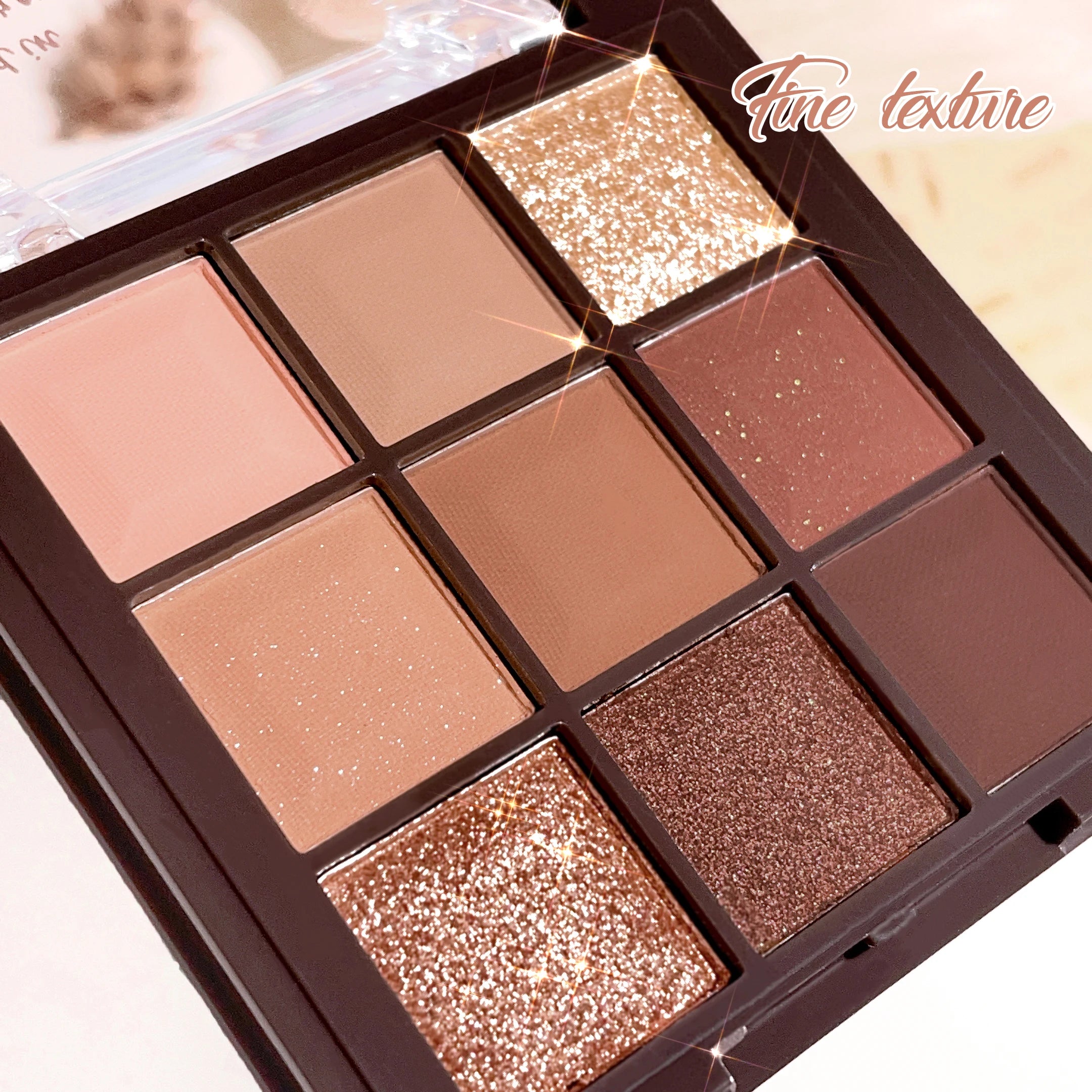 Eyeshadow palette, nine-color chocolate eyeshadow palette
