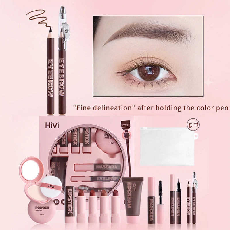 HiVi Limited Edition Makeup Gift Box – Lipstick & Powder