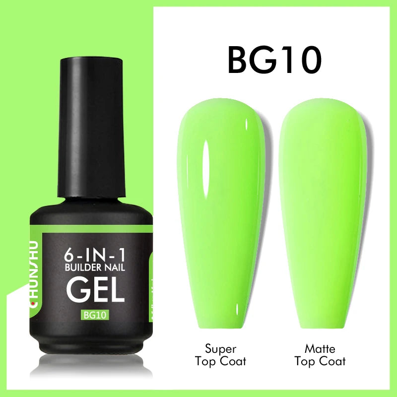 CHUNSHU 6-in-1 Extension UV Gel Polish 15ml Builder Gel