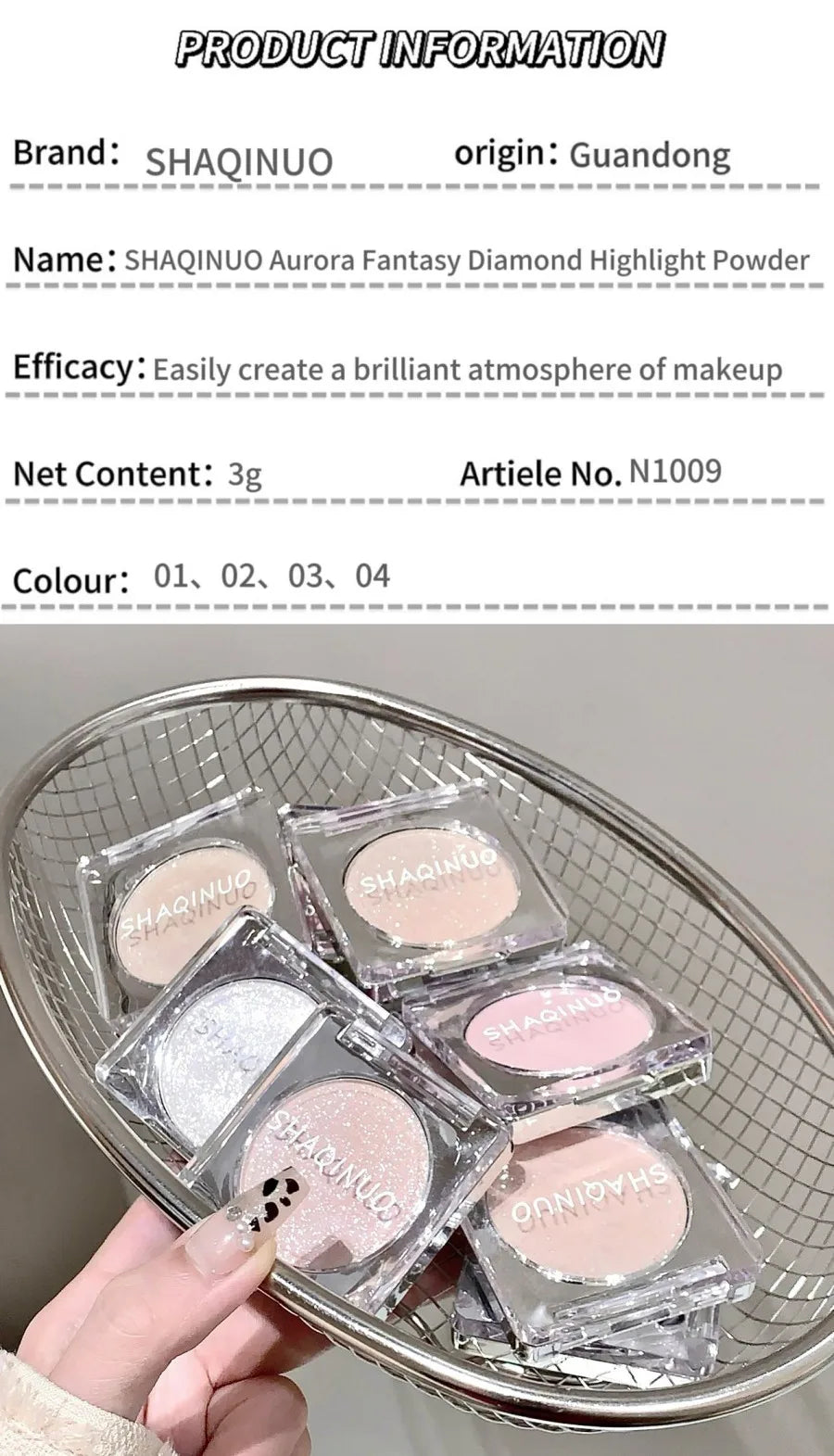 Pearlescent Highlight Powder Vervelle