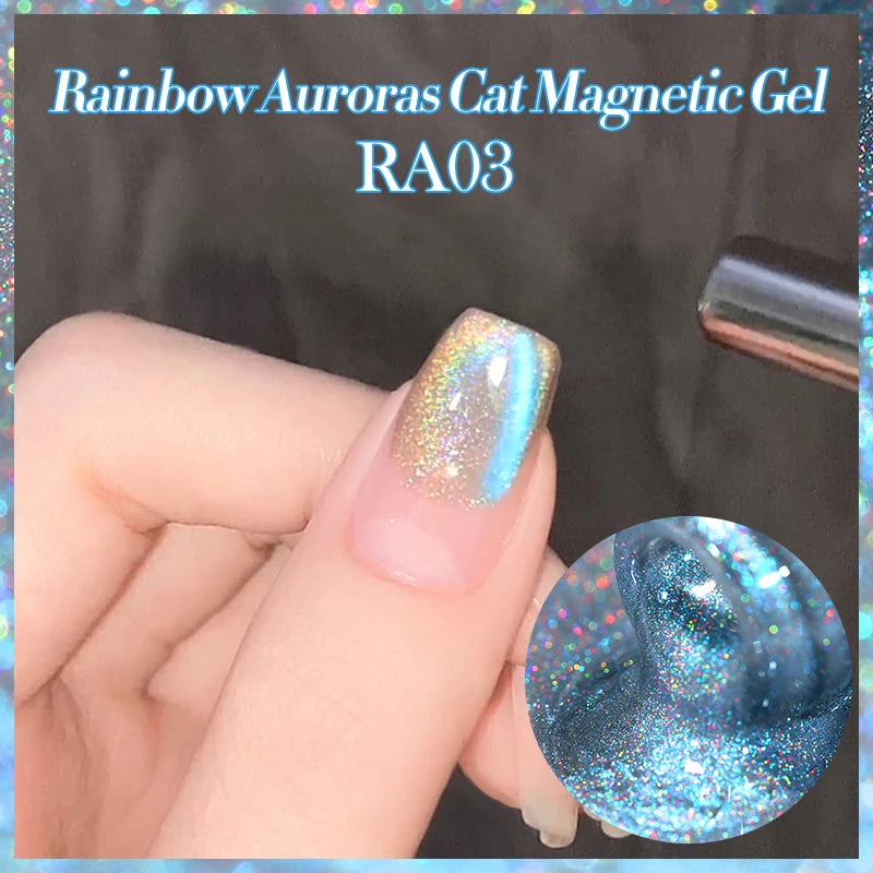 BORN PRETTY 10ml Silver Cat Magnetic Gel Nail Polish