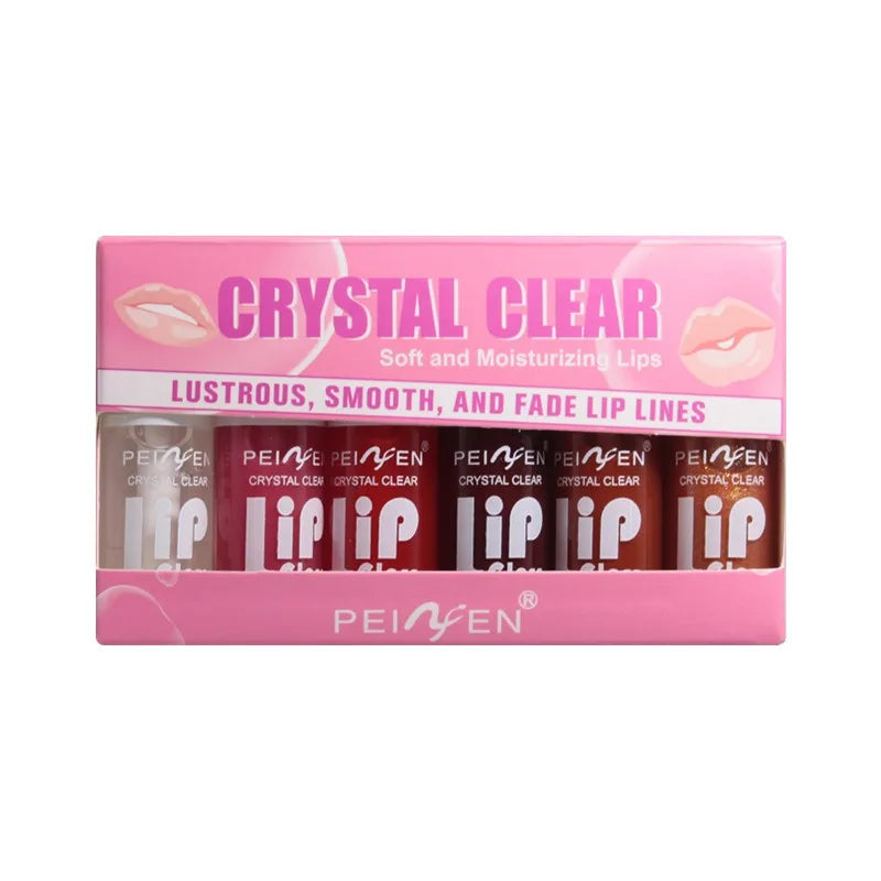 6pcs Hydrating Lip Gloss Set Vervelle