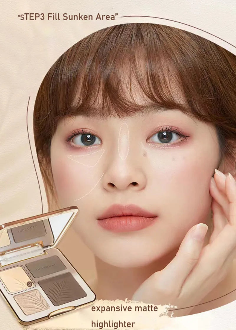 Judydoll Facial Highlighter – 3D Nose & Contour Powder Vervelle