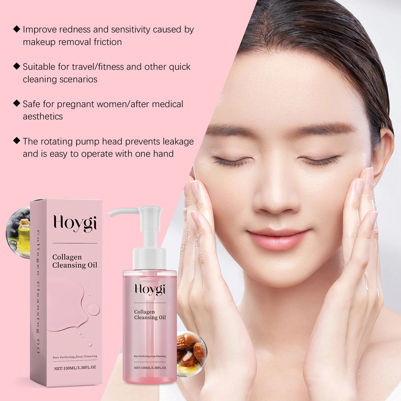 Collagen and Jojoba Oil Makeup Remover for Deep Cleansing Vervelle