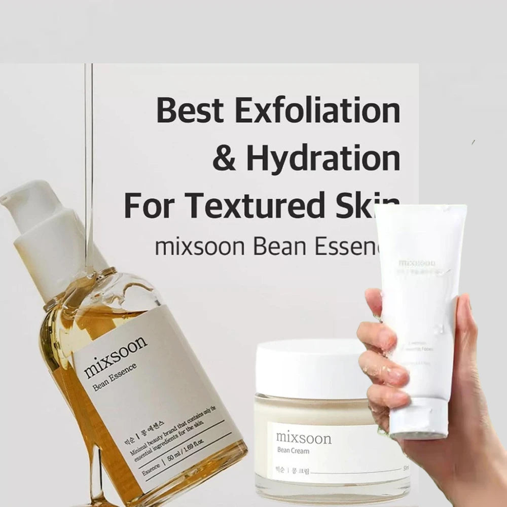 High-end Korean Mixsoon Soybean Facial Serum Cleanser Skin Care