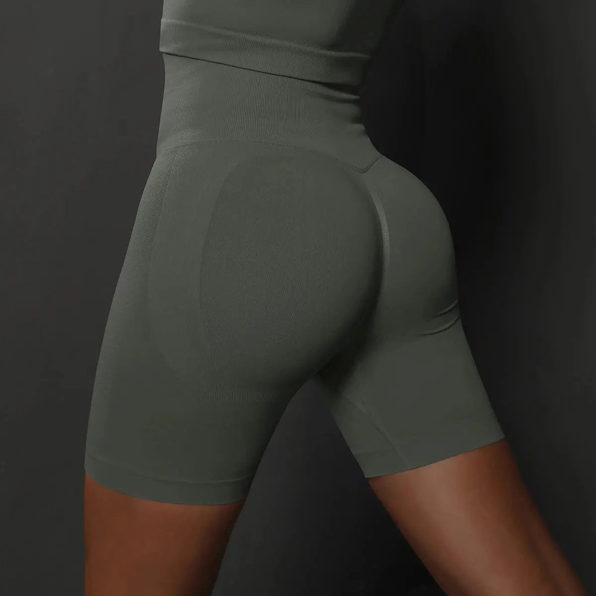 Women’s High-Waist Yoga & Fitness Shorts – Seamless, Breathable, Summer Gym Vervelle