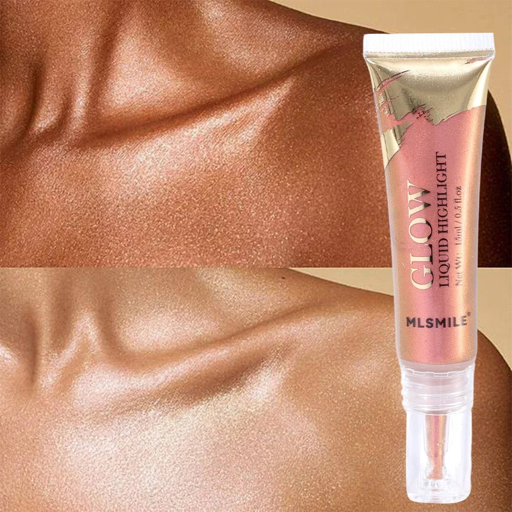Diamond Glitter Highlighter Liquid Pearlescent Waterproof Longlasting