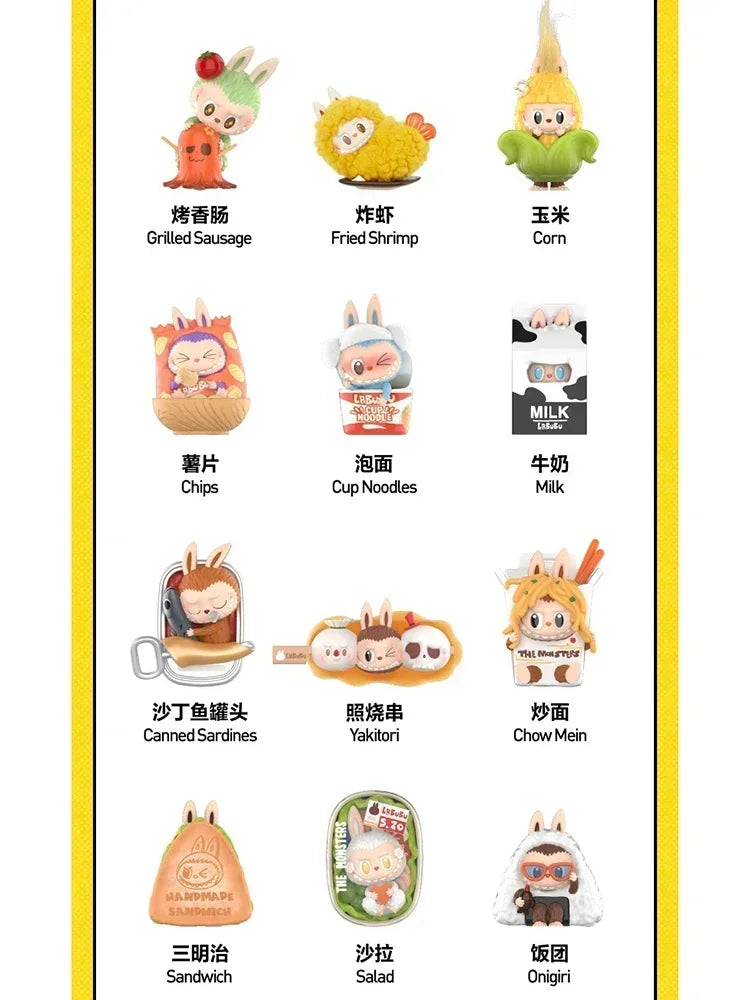 Labubu The Monsters Wacky Mart Series Blind Box Anime Figure Toy POP MART Collectible
