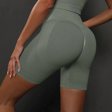Women high waist fitness shorts Seamless Yoga & Fitness Shorts Push-Up Gym Leggings Vervelle