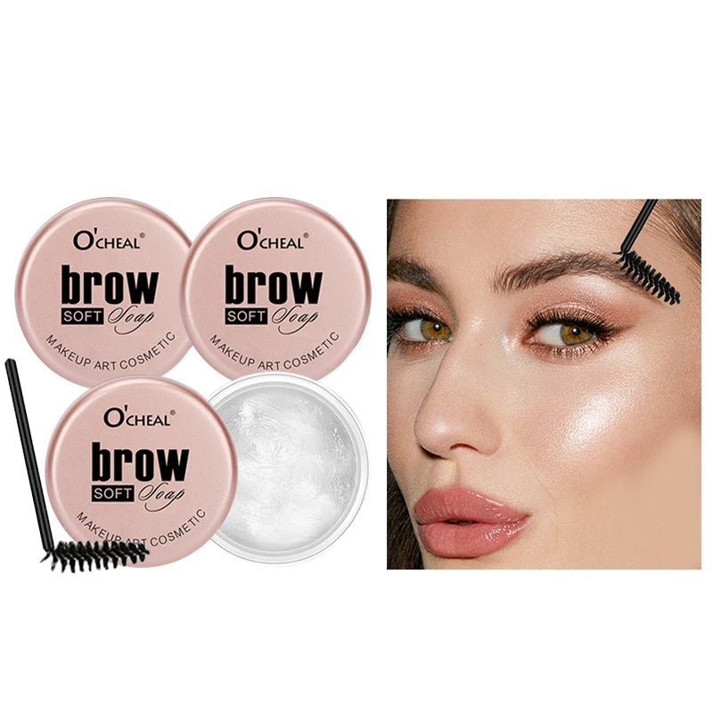 3D Eyebrow Styling Gel Waterproof Long-Lasting Brow Wax