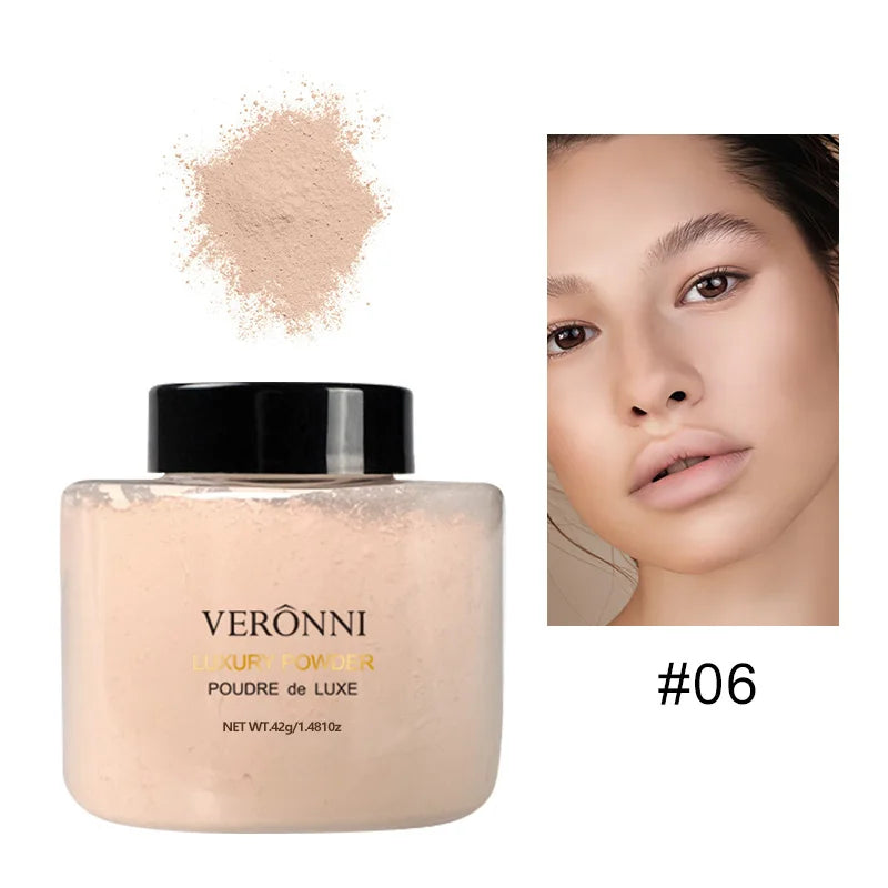 Banana Shaped Loose Powder Can Reduce Pores and Fine Lines