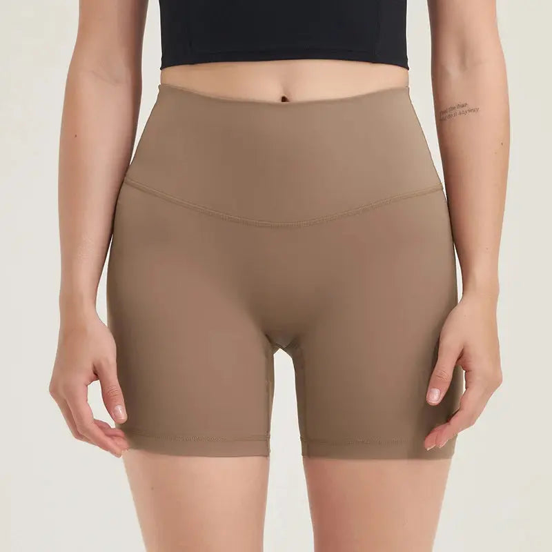 Women’s High-Waist Gym & Yoga Shorts – Breathable, Elastic, Seamless Vervelle