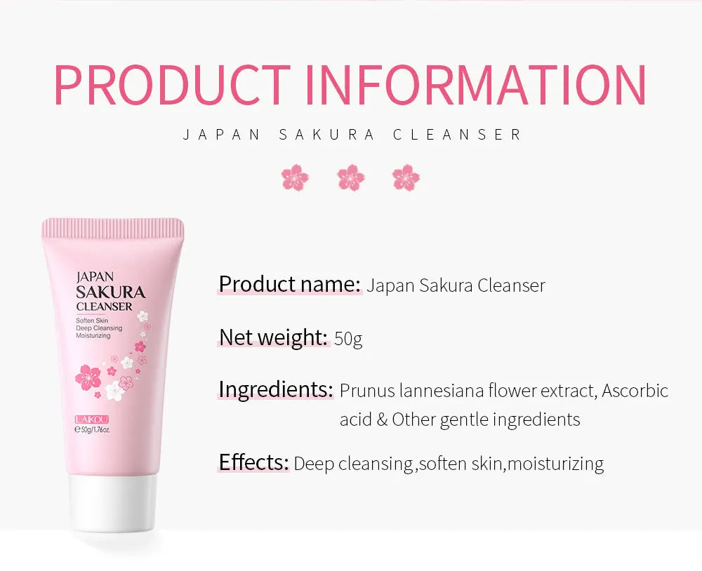 LAIKOU Foaming Facial Cleanser Blackhead Oil Control