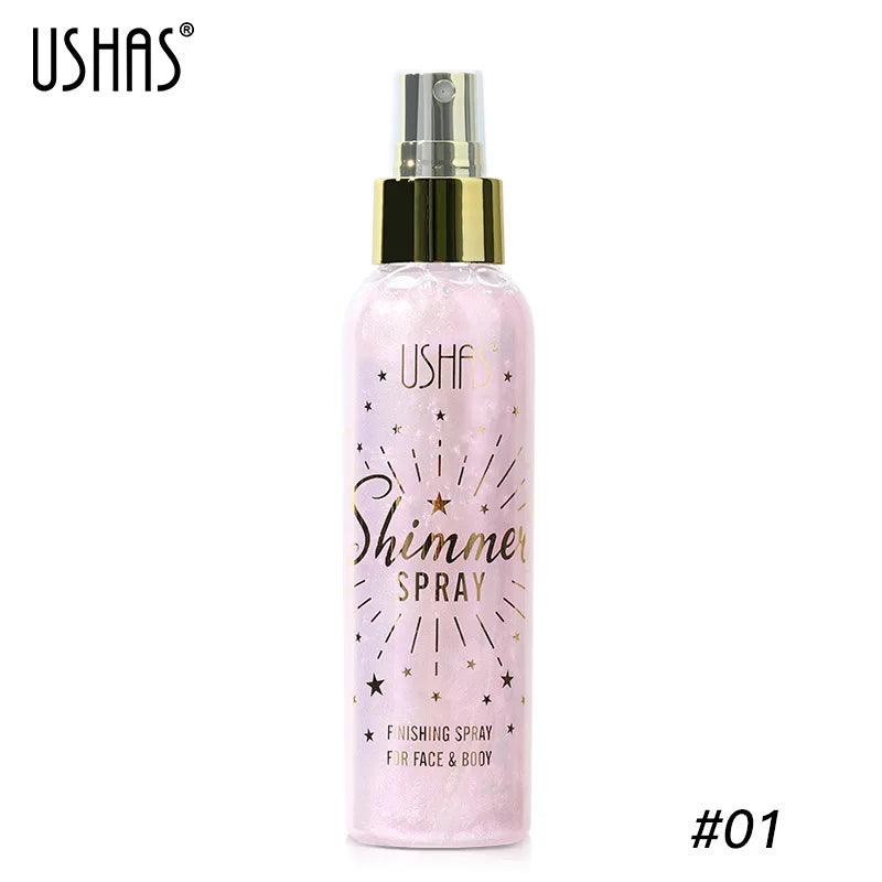 Liquid Highlight Spray Body Face Waterproof Makeup