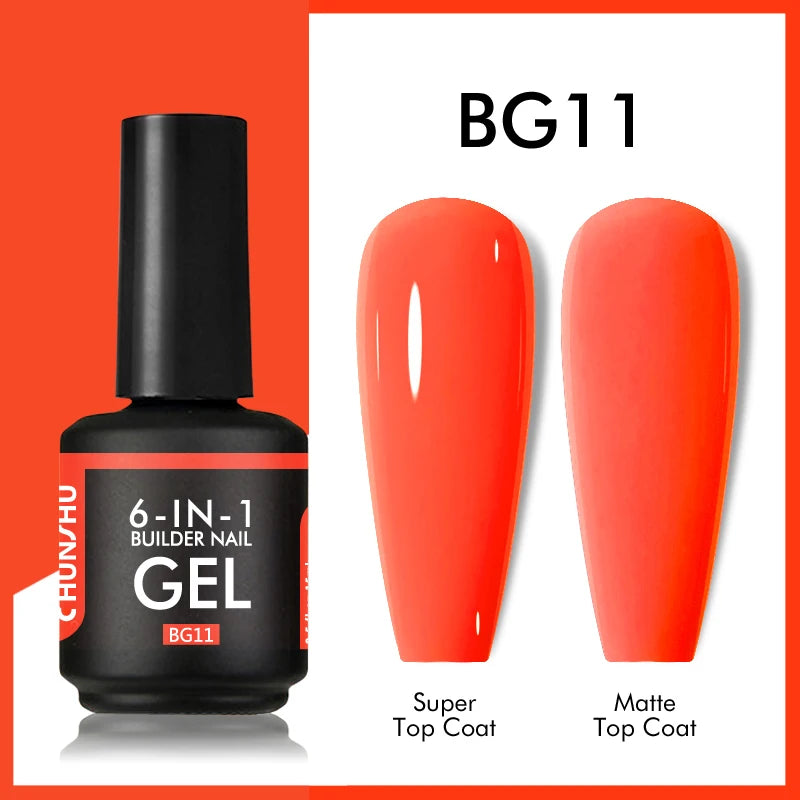 CHUNSHU 6-in-1 Extension UV Gel Polish 15ml Builder Gel