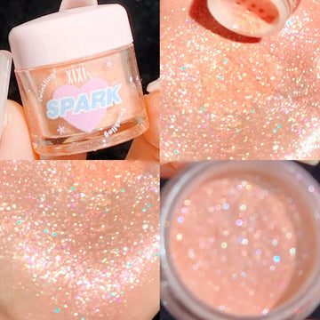 3 Colors Glitter Highlighters Powder Diamond Shimmer Eye Shadow