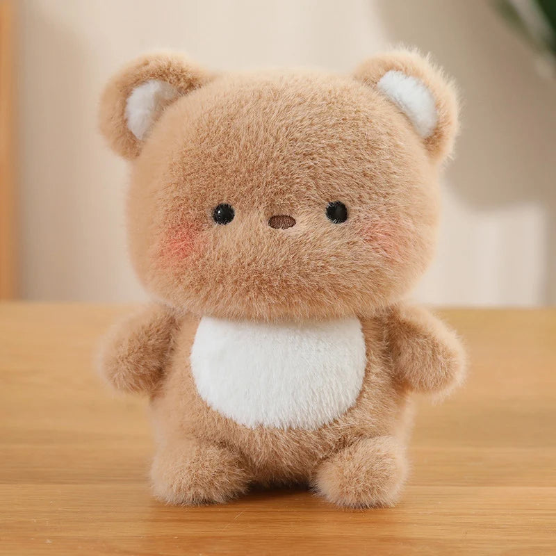 Cute Sitting Animal Plush Set Vervelle