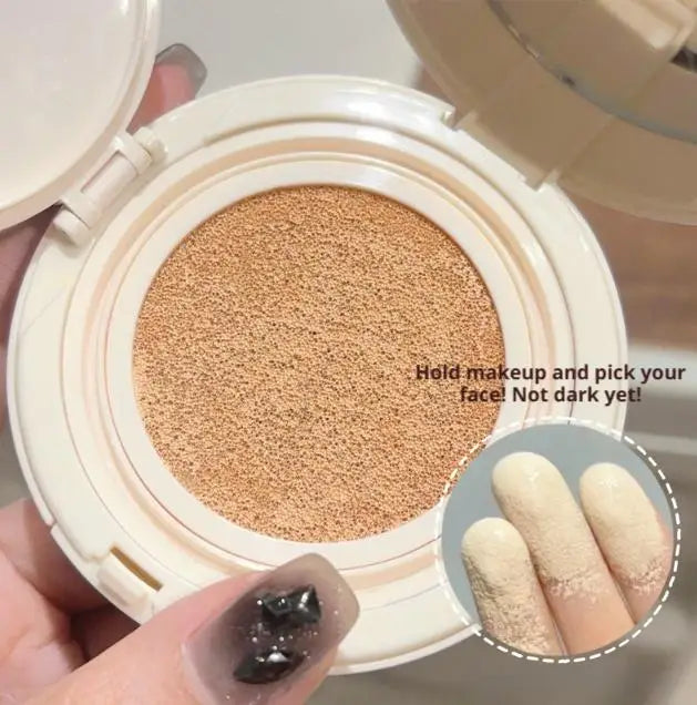 2 In 1 Double Layer Air Cushion Concealer Foundation Makeup Pressed Powder