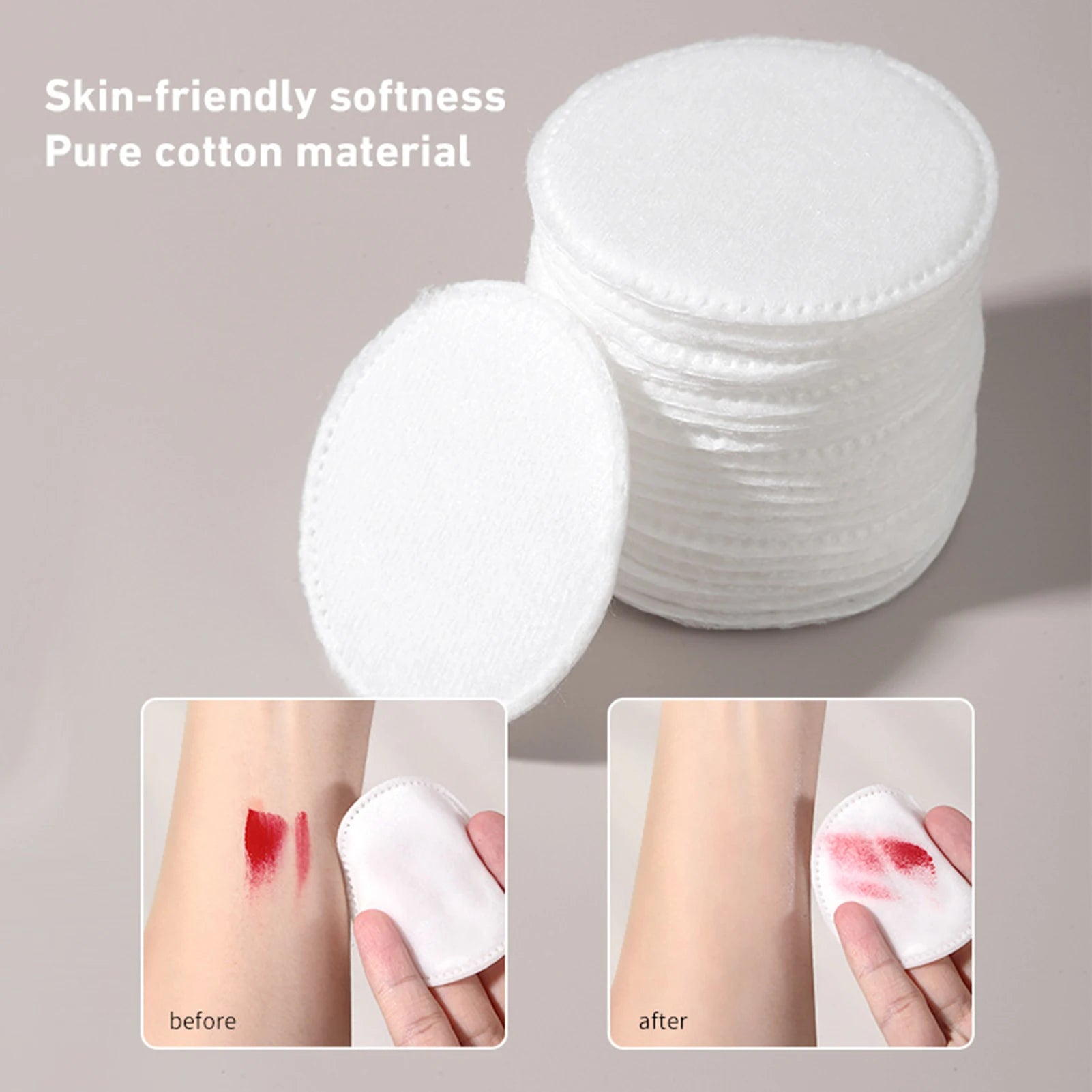 80/100/150pcs Disposable Cotton Pads – Makeup & Nail Care