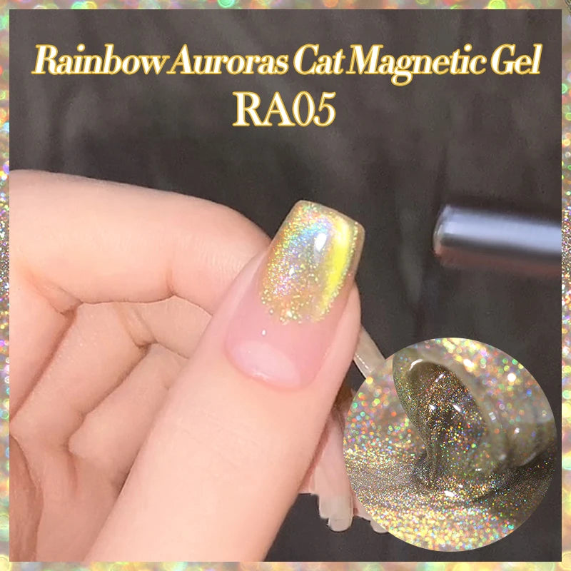 BORN PRETTY 10ml Silver Cat Magnetic Gel Nail Polish