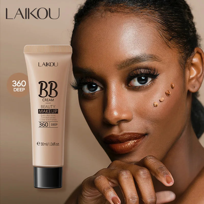 LAIKOU BB Cream Foundation – Waterproof, Long-Lasting Face Concealer Vervelle
