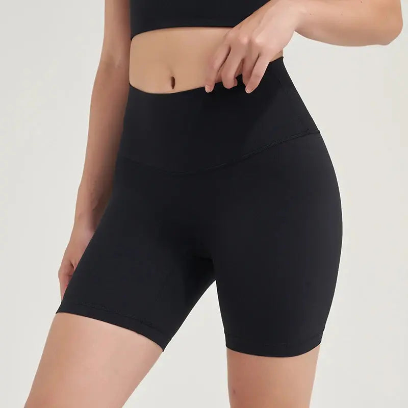 Women’s High-Waist Gym & Yoga Shorts – Breathable, Elastic, Seamless Vervelle