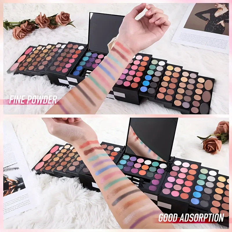 142-Color Eyeshadow & Blush Eyebrow Makeup Artist Set