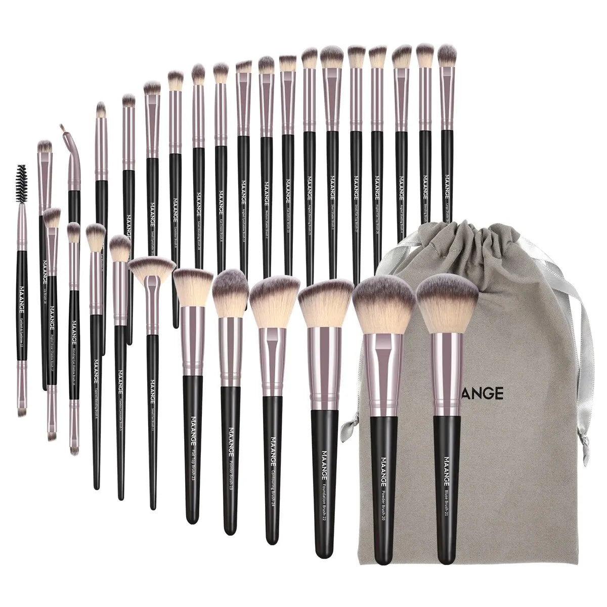 MAANGE 30pcs Professional Brush Set Vervelle