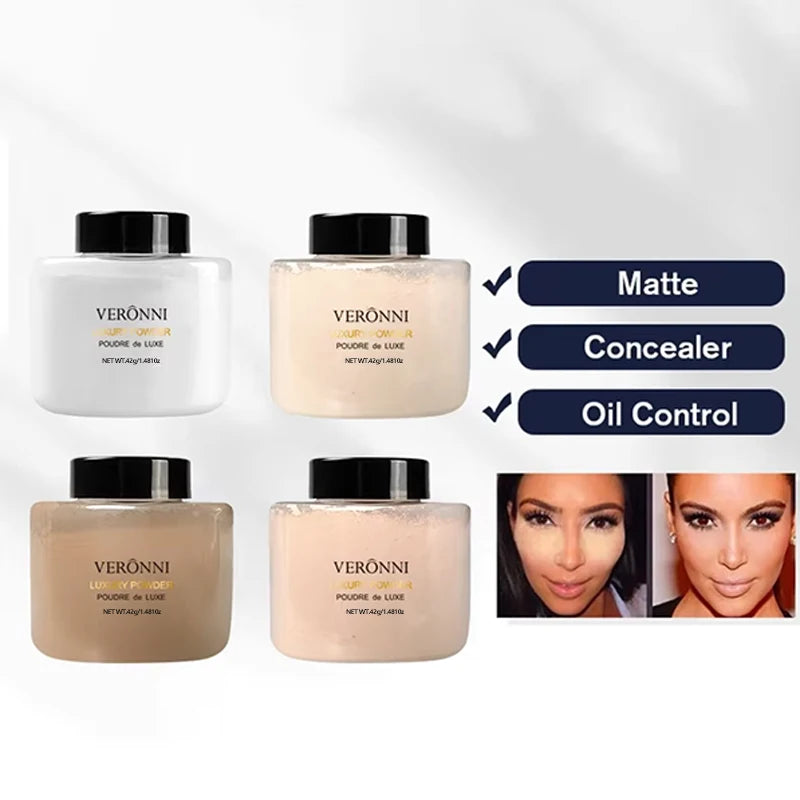 Banana Shaped Loose Powder Can Reduce Pores and Fine Lines