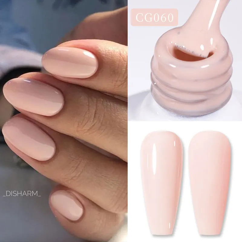 BORN PRETTY Jelly Nude Gel Nail Polish 10ml Light Pink